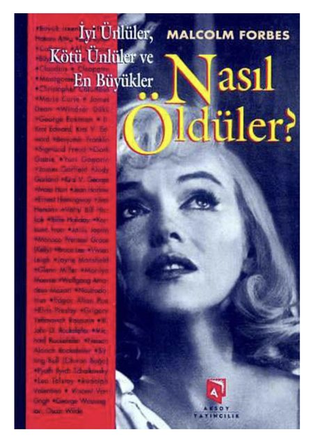 İyi Ünlüler, Kötü Ünlüler ve En Büyükler Nasıl Öldüler? kitabının kapağı, Malcolm Forbes
