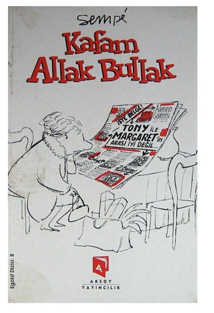 Kafam Allak Bullak kitabının kapağı, Sempé