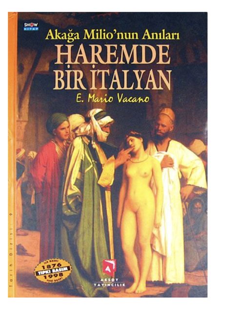 Haremde Bir İtalyan kitabının kapağı, E. Mario Vacano